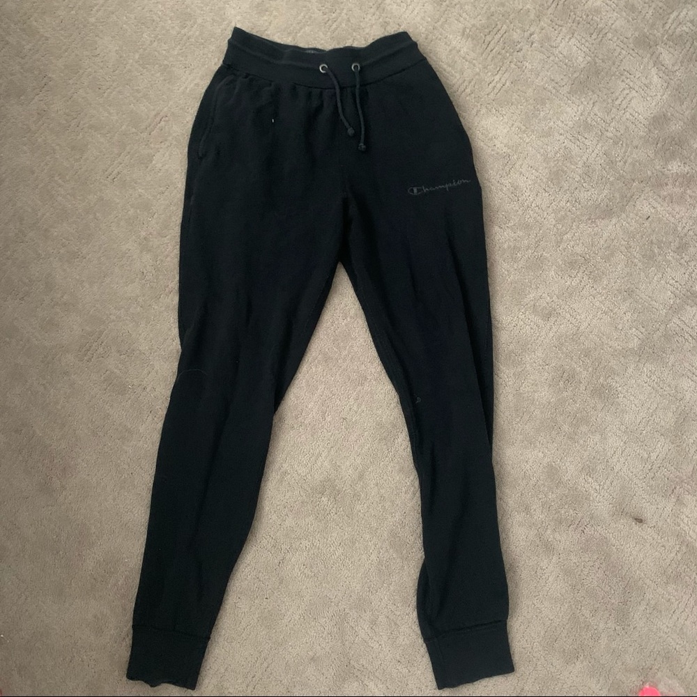 Black Champion Joggers